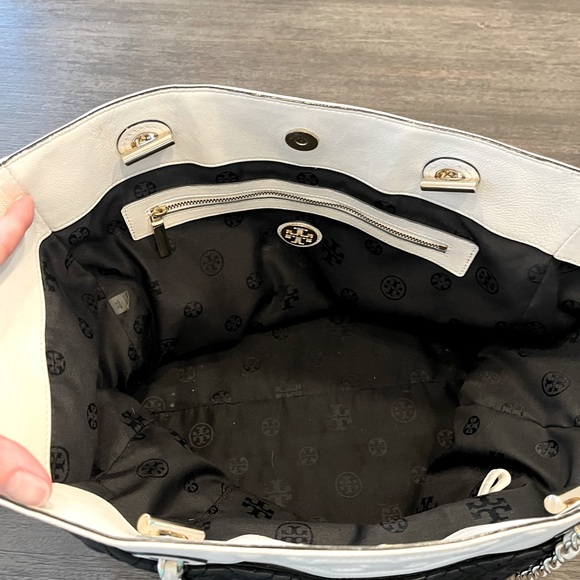 TORY BURCH Quilted Fleming A4 Tote Shoulder Bag - Picture 11 of 12